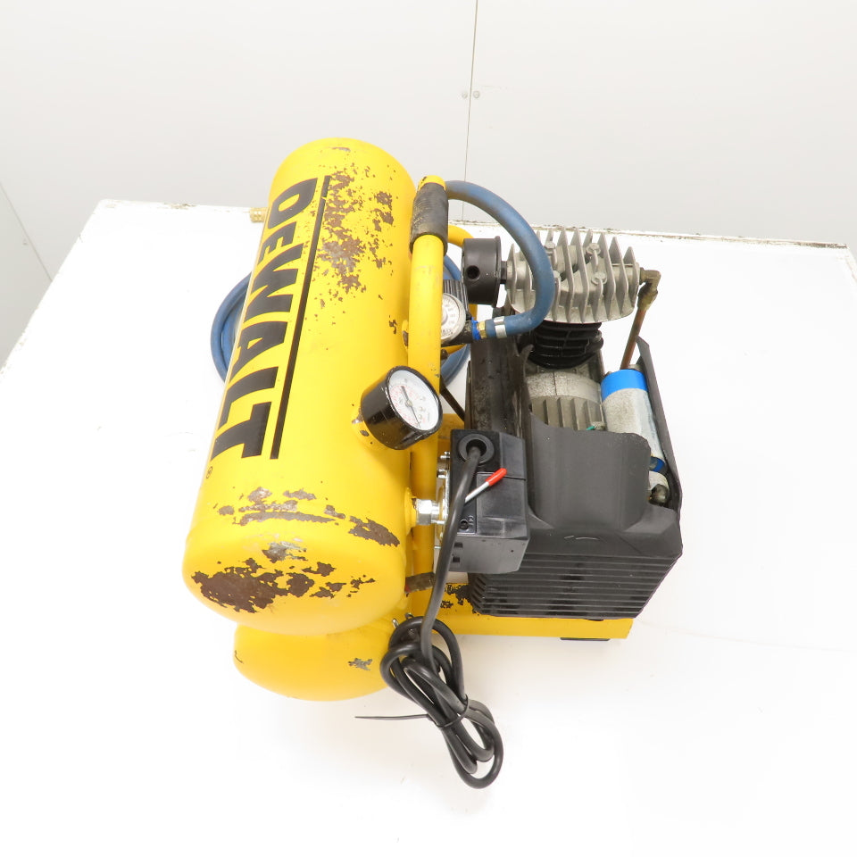 DEWALT D55153 Electric 4 Gallon Twin Stack Compressor 120V Tested