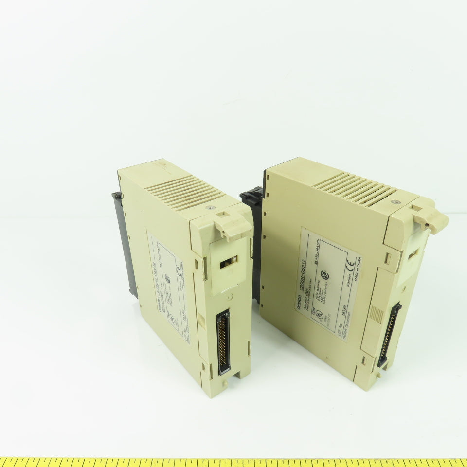 Omron C200H-OD212 Output Module 24VDC 0.3A/Point 4.8A/Unit Lot Of 2