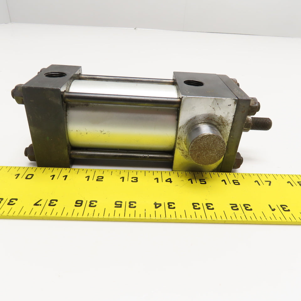 Hydro-Line A5U-2X2 2" Bore x 2" Stroke Double Acting Trunnion Mount Air Cylinder
