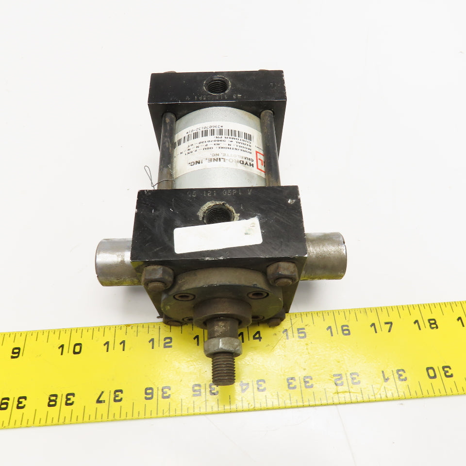 Hydro-Line 2-1/2" Bore x 1" Stroke Trunnion Mount Double Acting Air Cylinder