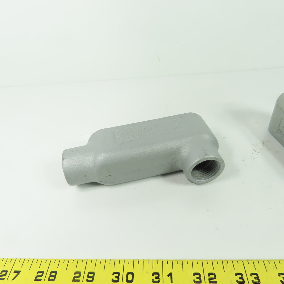 Appleton Unilet 3/4" LB Form 35 Conduit Body Lot Of 5