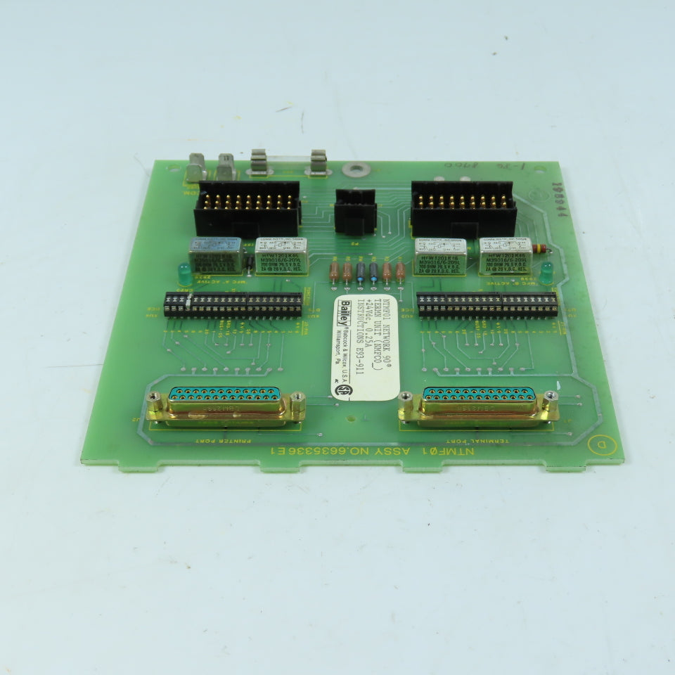 Bailey 6635336E1 NTMF01 Network 90 Termination Unit +24VDC