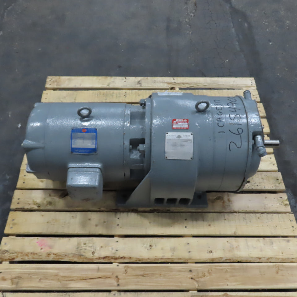 Louis Allis ACM9063 10HP Ajusto-Spede Eddy Current Drive Motor 1760RPM 3PH 256UD
