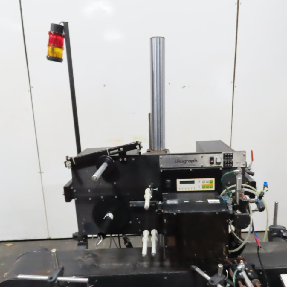 Diagraph PA-150-T Labeling System PA-150-T w/ Sato M-8400S Printer Parts/Repair