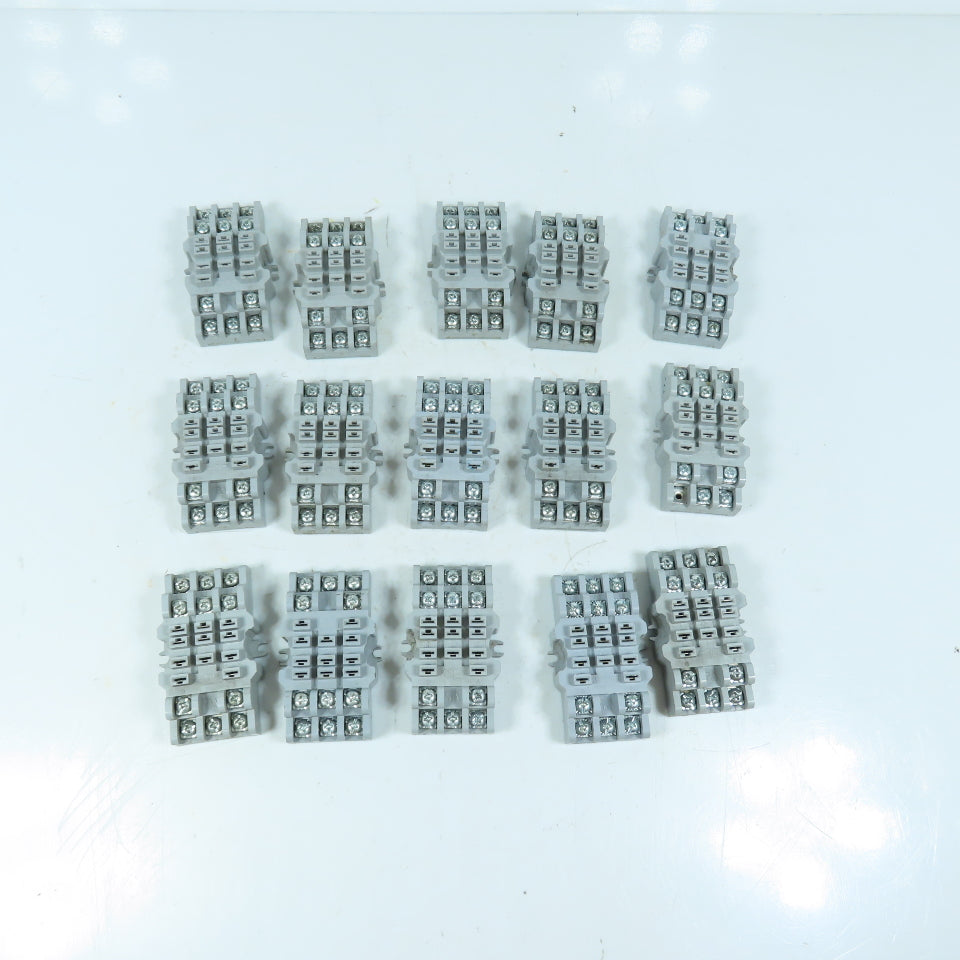 Potter & Brumfield 27E121 Relay Sockets 11-Pin 300V 15A Lot of 15