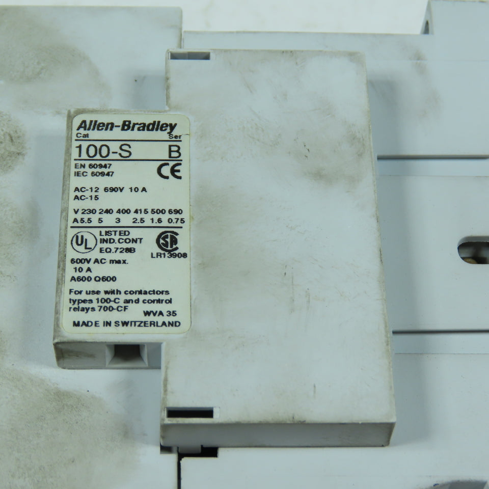 Allen-Bradley 100-C60*00 3-Pole Contactor 60A 120V Coil 40HP 460V