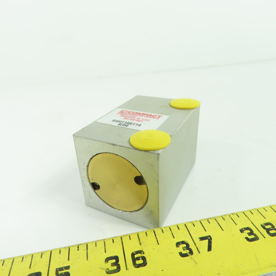Compact Automation SHH118X114 8/04 Pneumatic Cylinder 1-1/4" Stroke 1-1/8" Bore