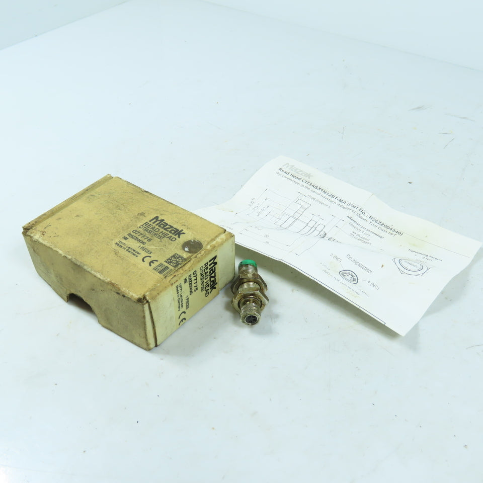 Mazak R26ZZ004340 CIT3ASX1N12ST Tool Data Read Head Sensor 077775