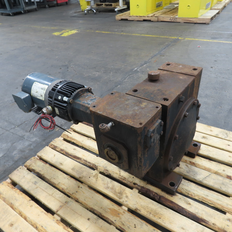 1HP Gear Motor 1RPM Output 230/460V 3Ph 90VDC Clutch
