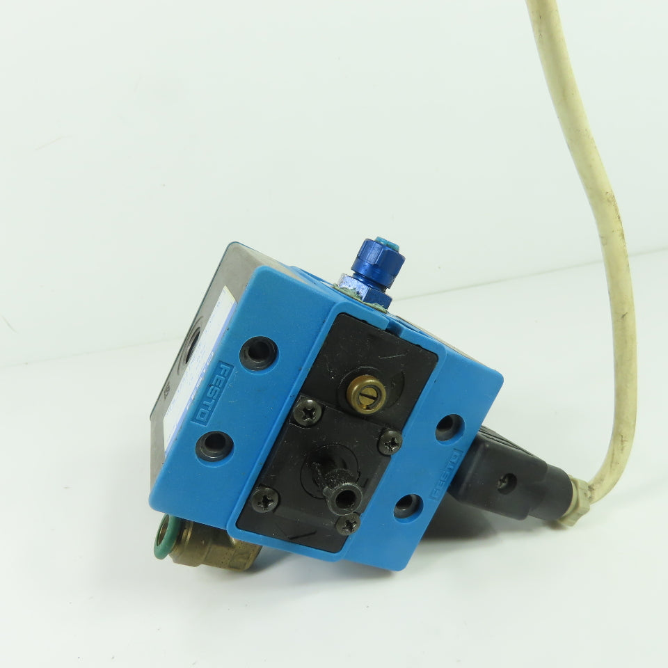 Festo MFHE-3-1/4-B Pneumatic Solenoid Valve 1/4" NPT 145PSI 10Bar 24V