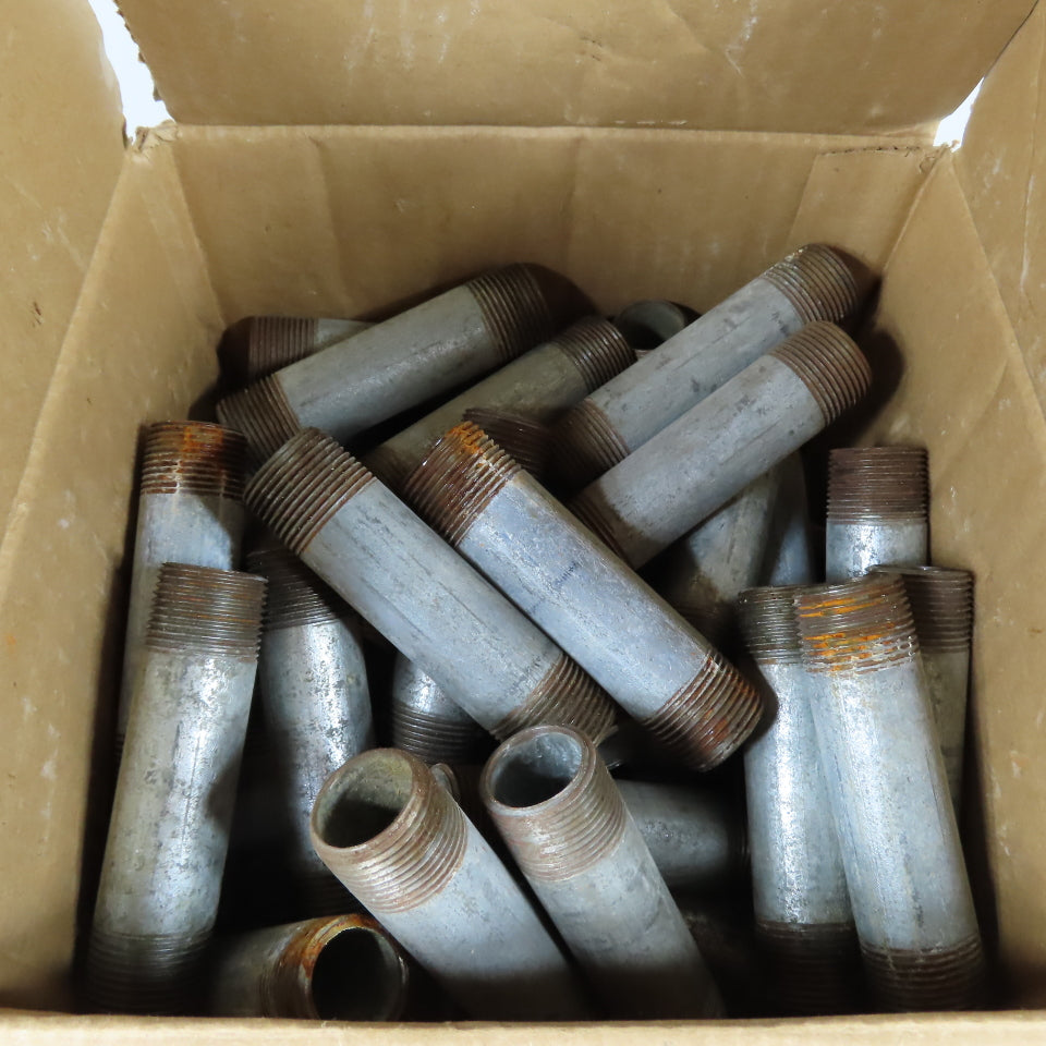 3/4" x 4" Galvanized Rigid Conduit Nipple Lot of 100