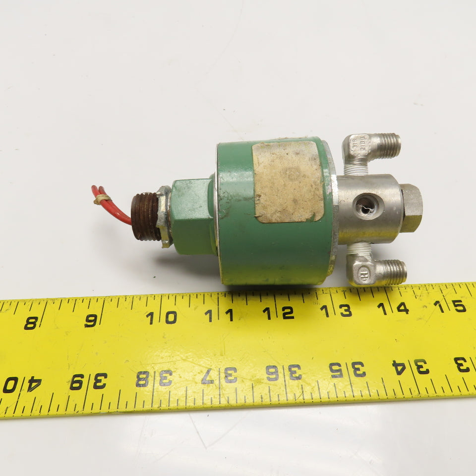 Asco 8320A42 1/8" NPT Solenoid Valve 110/120V 100PSI WOG