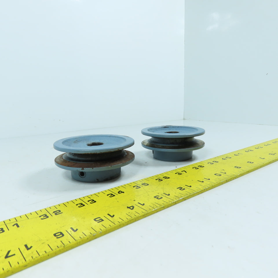 Maska MA30X5/8 V-Belt Pulleys 3.05" OD 5/8" Bore AK30 Lot Of 2