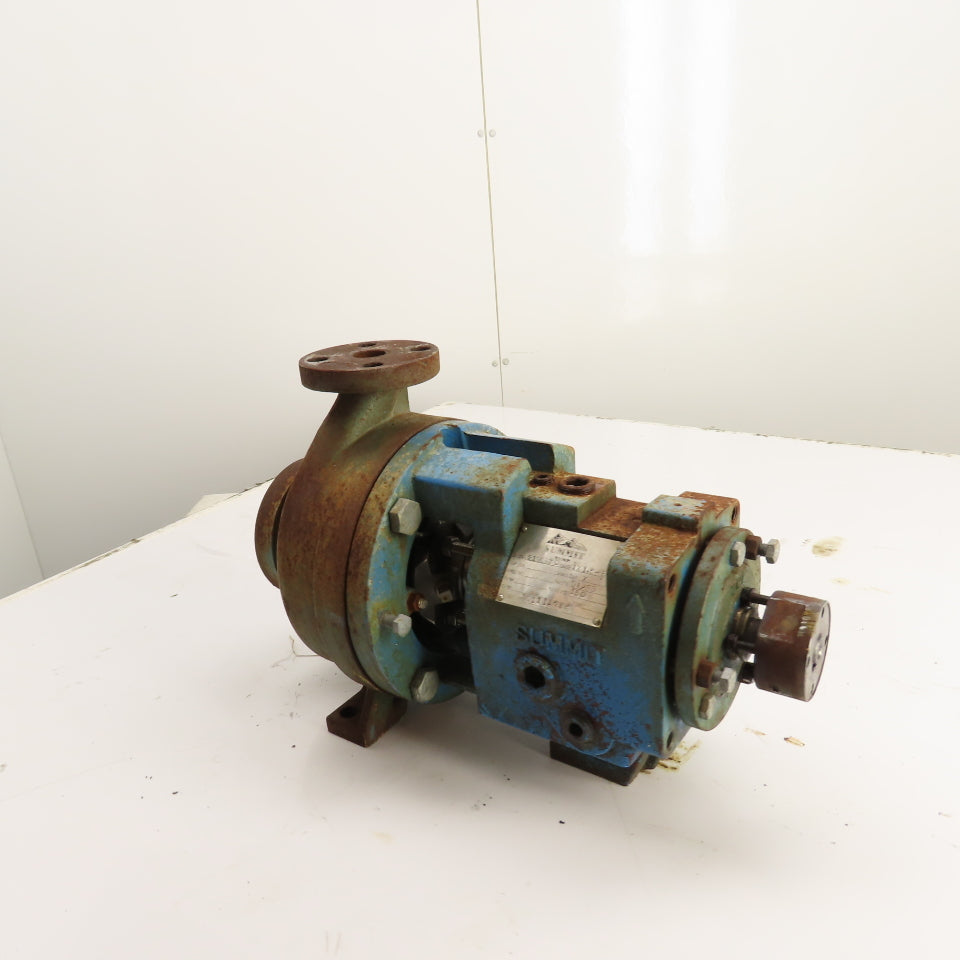 Summit Pump 2196STO Centrifugal Process Pump 1x1.5-6 DI/SS 150PSI