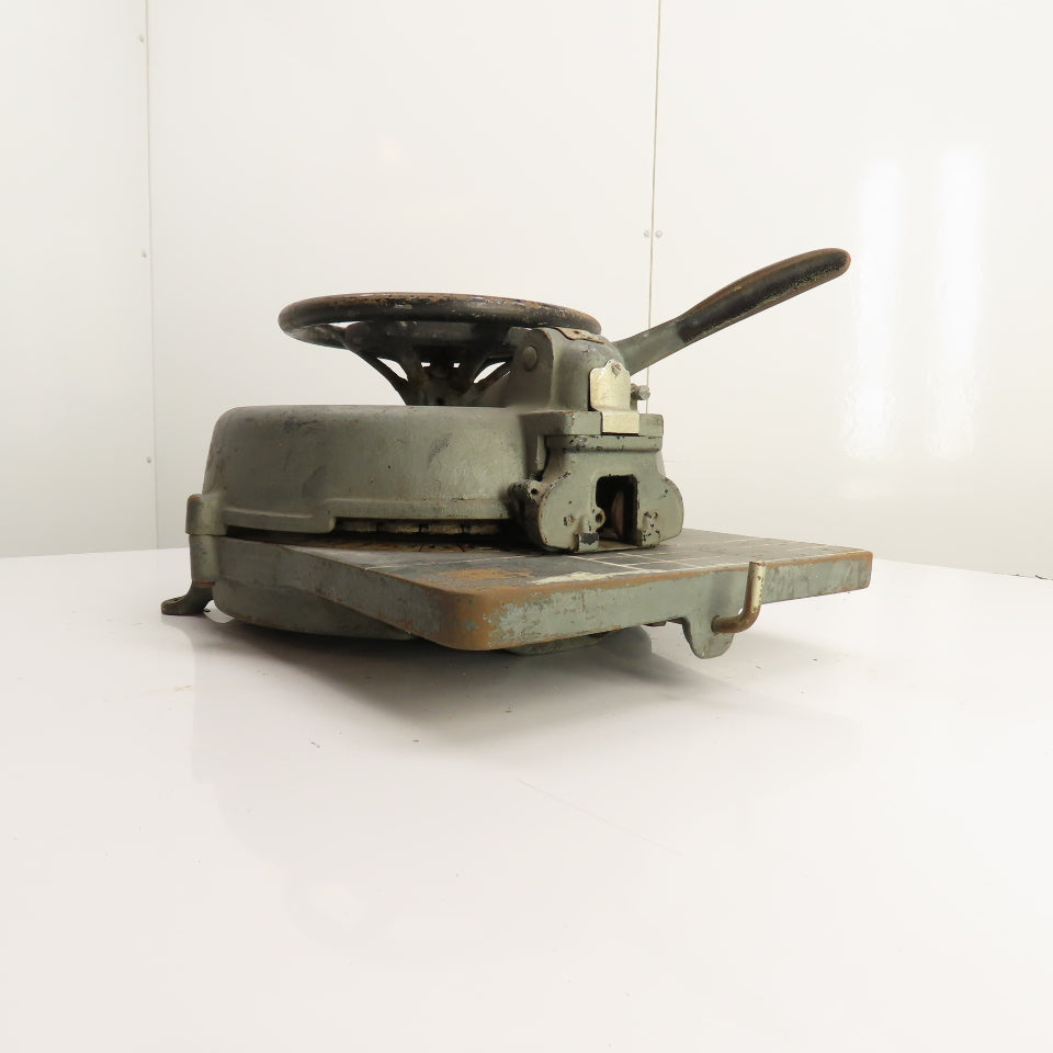 Diagraph 7/8" Manual Stencil Cutting Machine Cutter Cast Iron A-Z 1-9