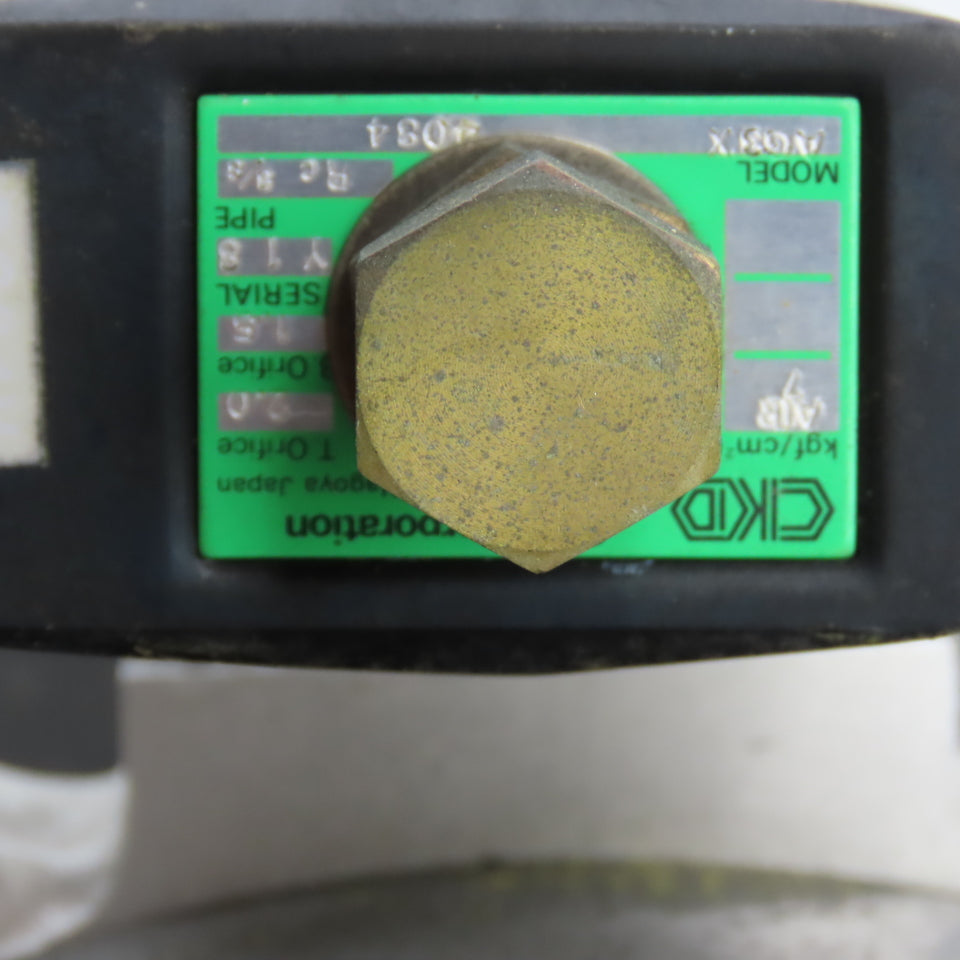 CKD CVS-65A-283-B-1 Pneumatic Cylinder Valve 65mm Orifice Flanged 24VDC Solenoid