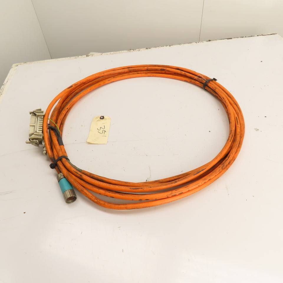 Siemens 6FX8008-1BA21 Motion Connect 800 Servo Motor Power Cable 35' Long