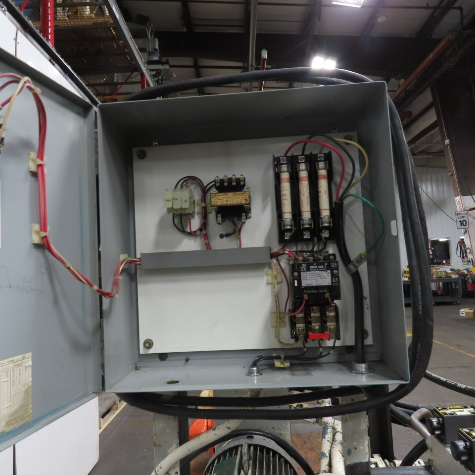 Cross CSEA50/PVB15 50 Gallon Hydraulic Power Unit 10HP 3Ph 230/460V W/Cart/Hoses