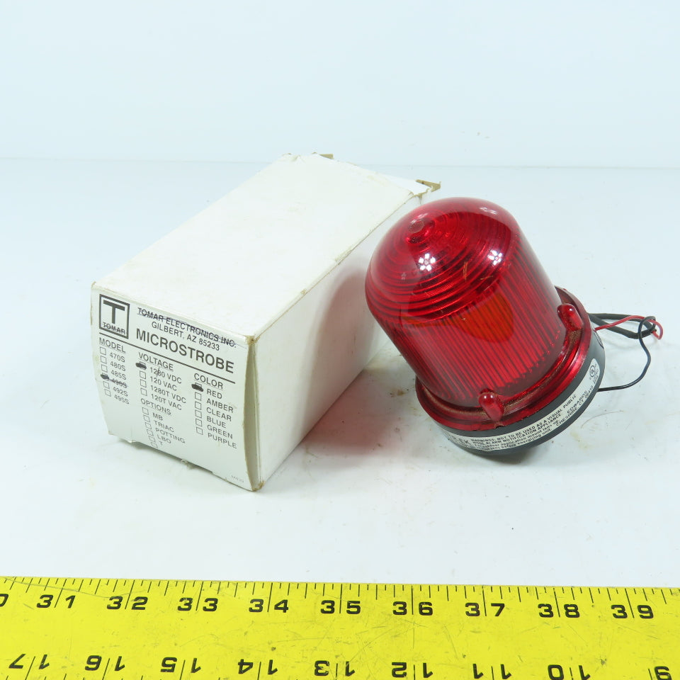 Edwards / Tomar 114SSTR-EK Microstrobe Red Visual Signal Strobe Light 12-48 VDC