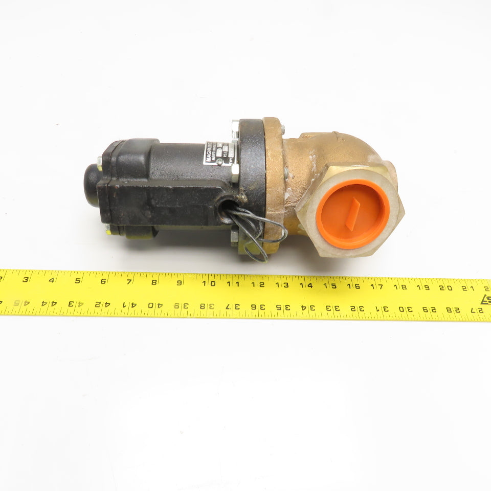 Magnatrol 42A37 2" NPT Bronze Globe Solenoid Valve 120V