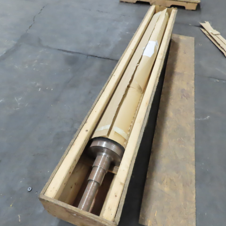 Republic Roller 62.75" Face x 7.893" Dia. Heavy Duty Rubber Sander Roller