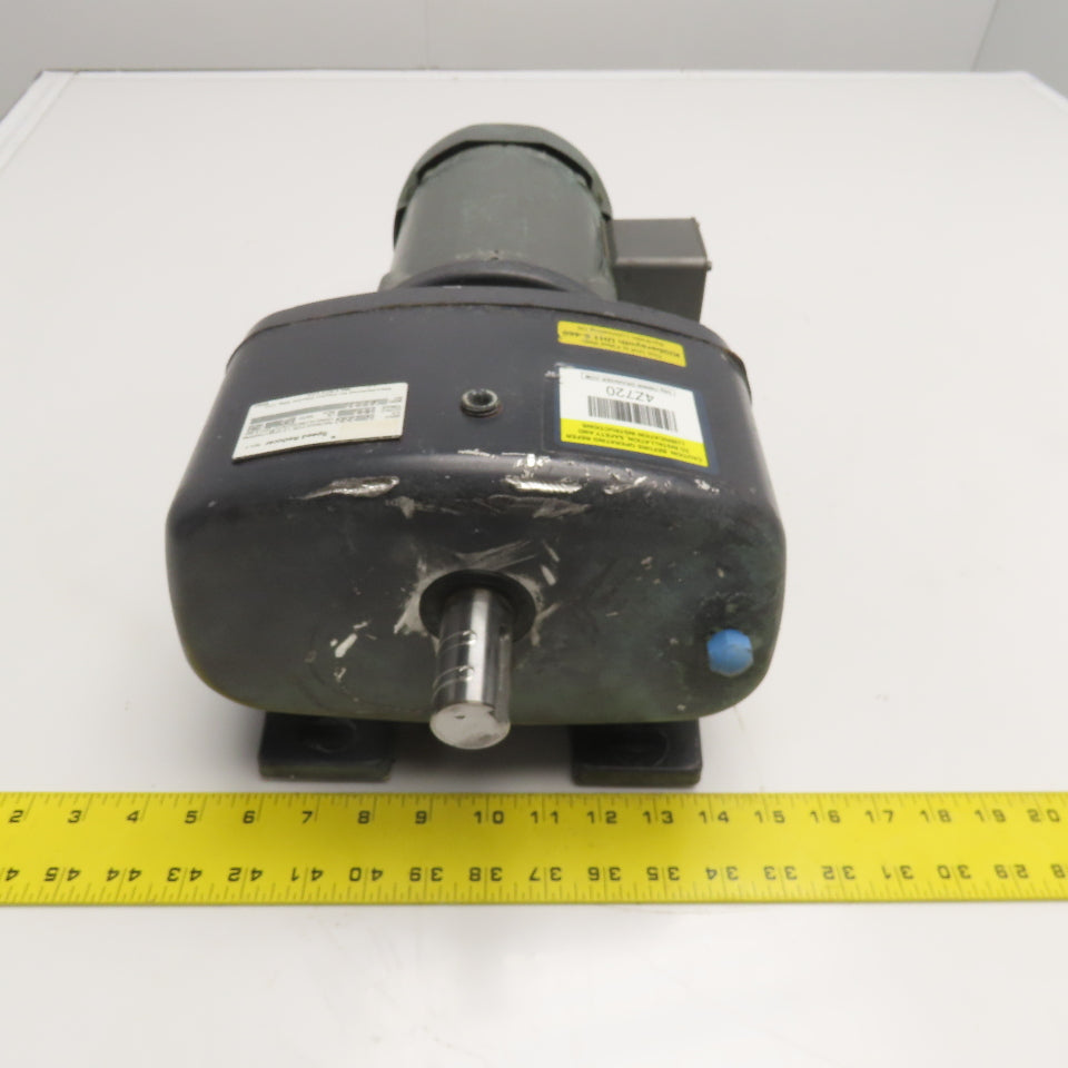 Dayton 4Z720 87:1 Ratio 13RPM Output .5Hp 230/460V 3Ph Gear Motor