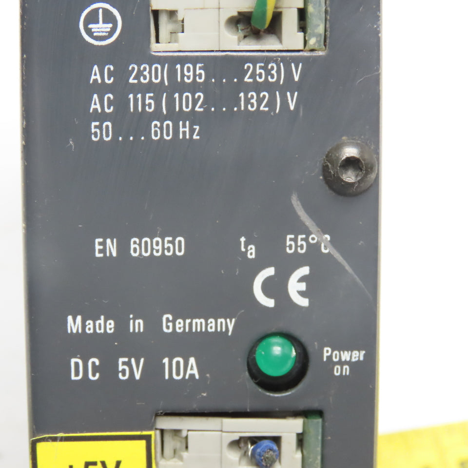 Siemens 4FD5183-0AA20-1A 115/230V AC-DC Power Supply +5VDC 10A Output