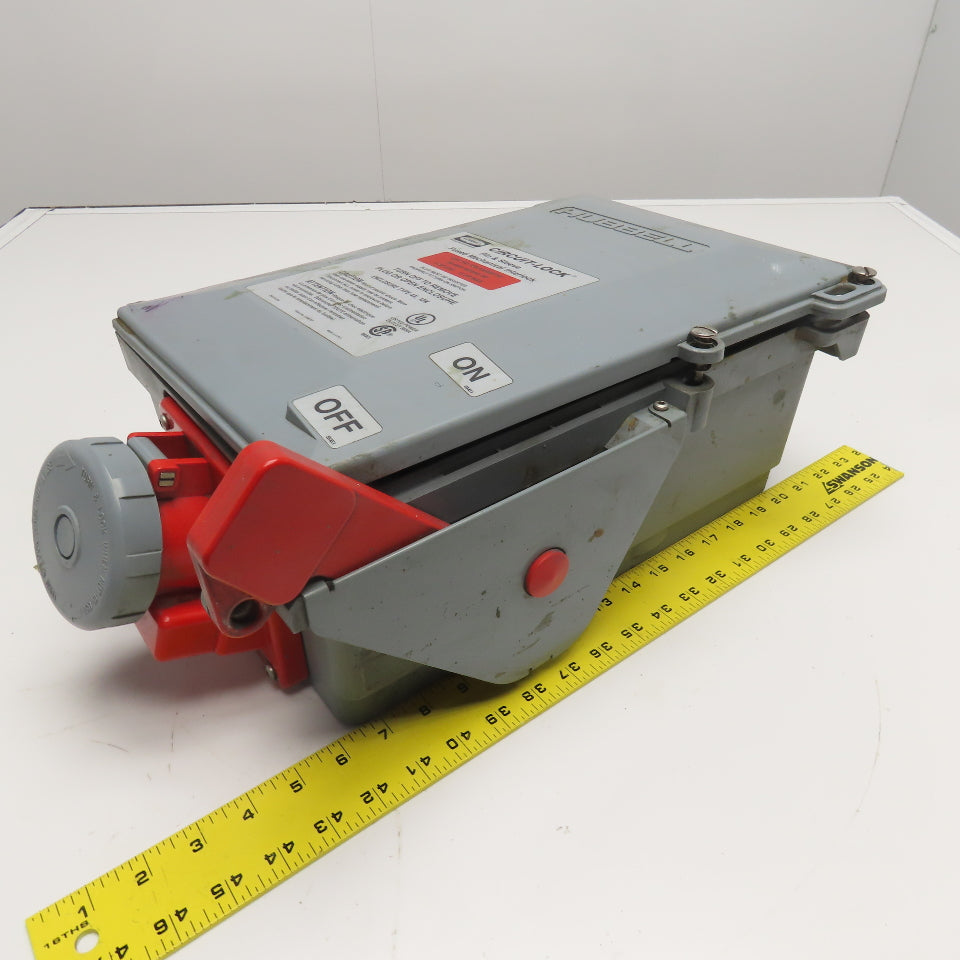 Hubbell HBL430MIF7W 30A 480V 15Hp Max Fused Mechanical Interlock