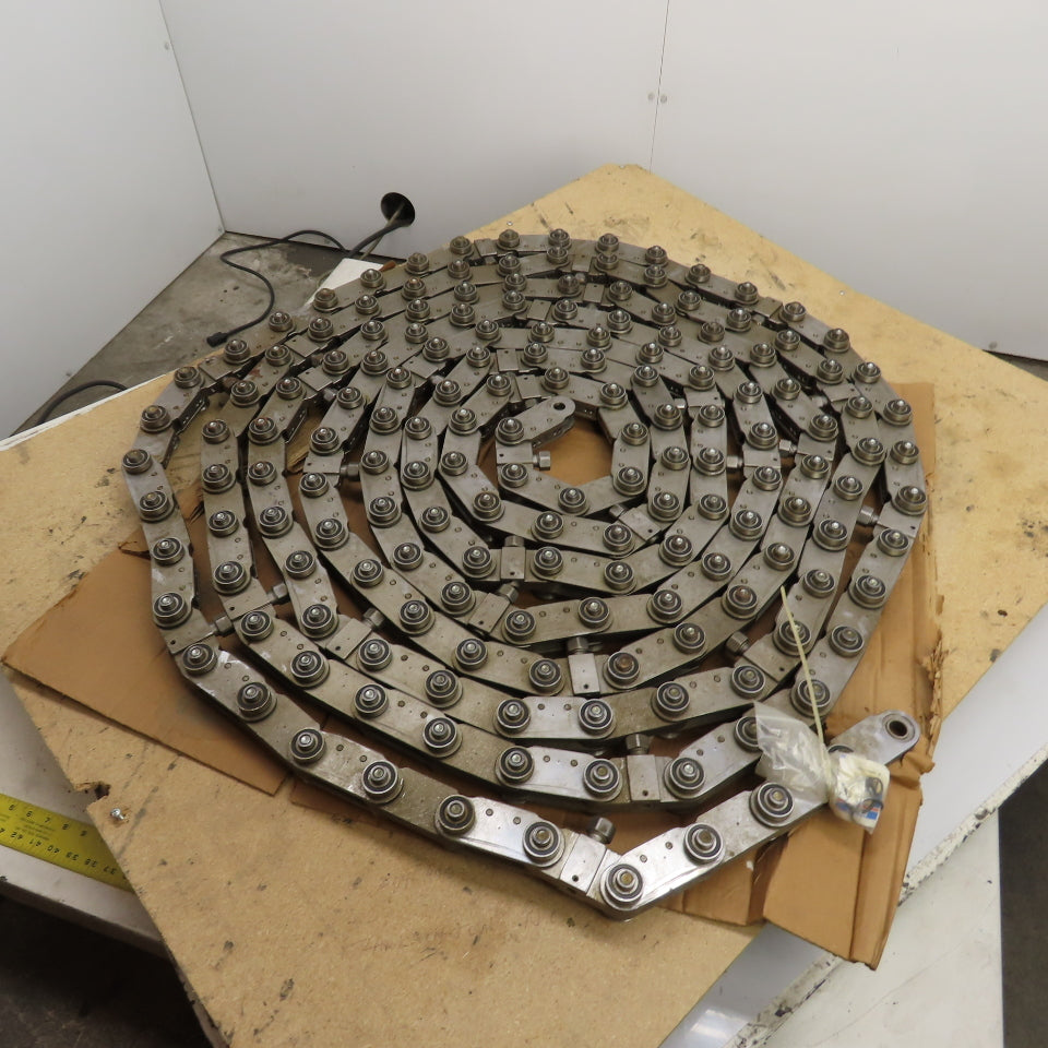 Torwegge Homag T3 Heavy Duty Roller Bearing Conveyor Chain 43'-8" Long