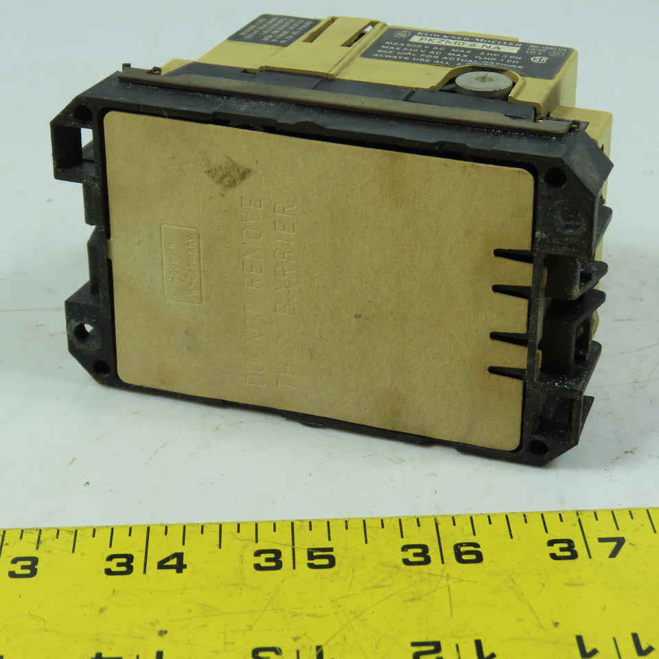 Klockner-Moeller PKZM0-6-NA Manual Motor Starter Protector 6A 600VAC 3Ph 5HP