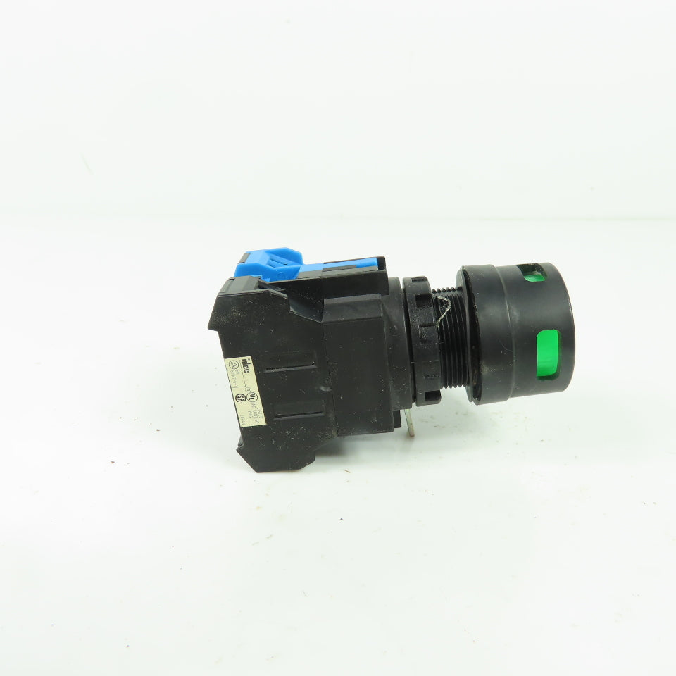 Idec HW1L-MF2F10QD Illuminated Pushbutton Switch Green 24V