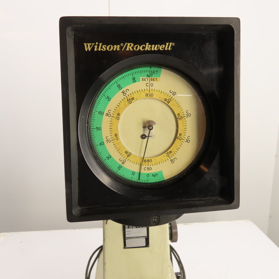 Wilson Rockwell Series 500 B503 T Benchtop Hardness Tester 120V 6.93" Throat