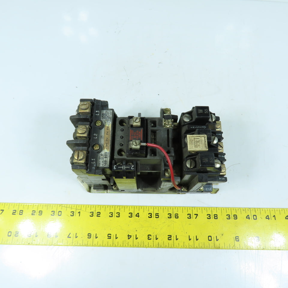Allen-Bradley 592-BOW16 509-BOD Size 1 Motor Starter 115-120V 60Hz Coil