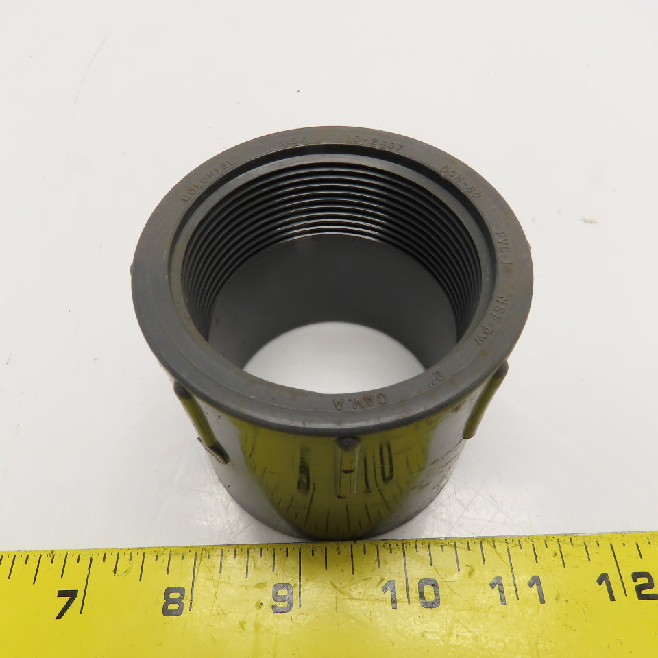Colonial 2" Sch. 80 PVC Pipe Adaptor FNPT x Slip Socket