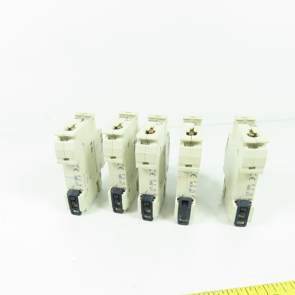 ABB S281 K 16A 16A Circuit Breaker 230/400V Lot of 5