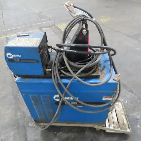 Miller CP-300 300A Wire Feed MIG Welder S-64 Feeder Wheel Package 200-230/480V