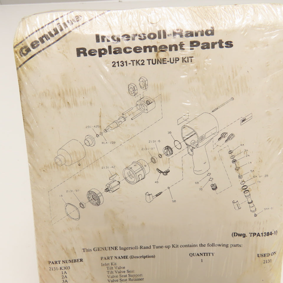 Ingersoll Rand 2131-TK2 Professional Tools Tune-Up Kit