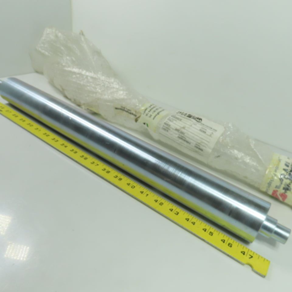 IMA GIMA N850004018 Stainless Steel Conveyor Roller Stepped Shaft 22"BF 2.22"OD