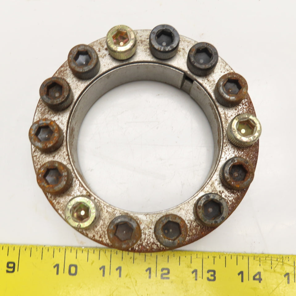 Climax C200E-312 Double Taper Keyless Locking Collar 3-1/8" Shaft Rusty