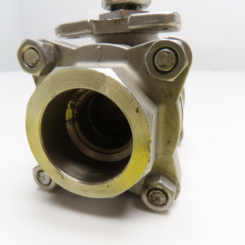 Apollo 1" Socket Weld Stainless Steel Ball Valve Needs Handle 1500 WOG