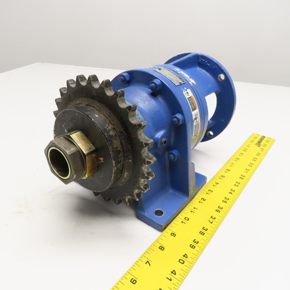 Sumitomo CNHJS-4100Y-35 35:1 Ratio .98Hp 1750RPM Inline Gear Reducer