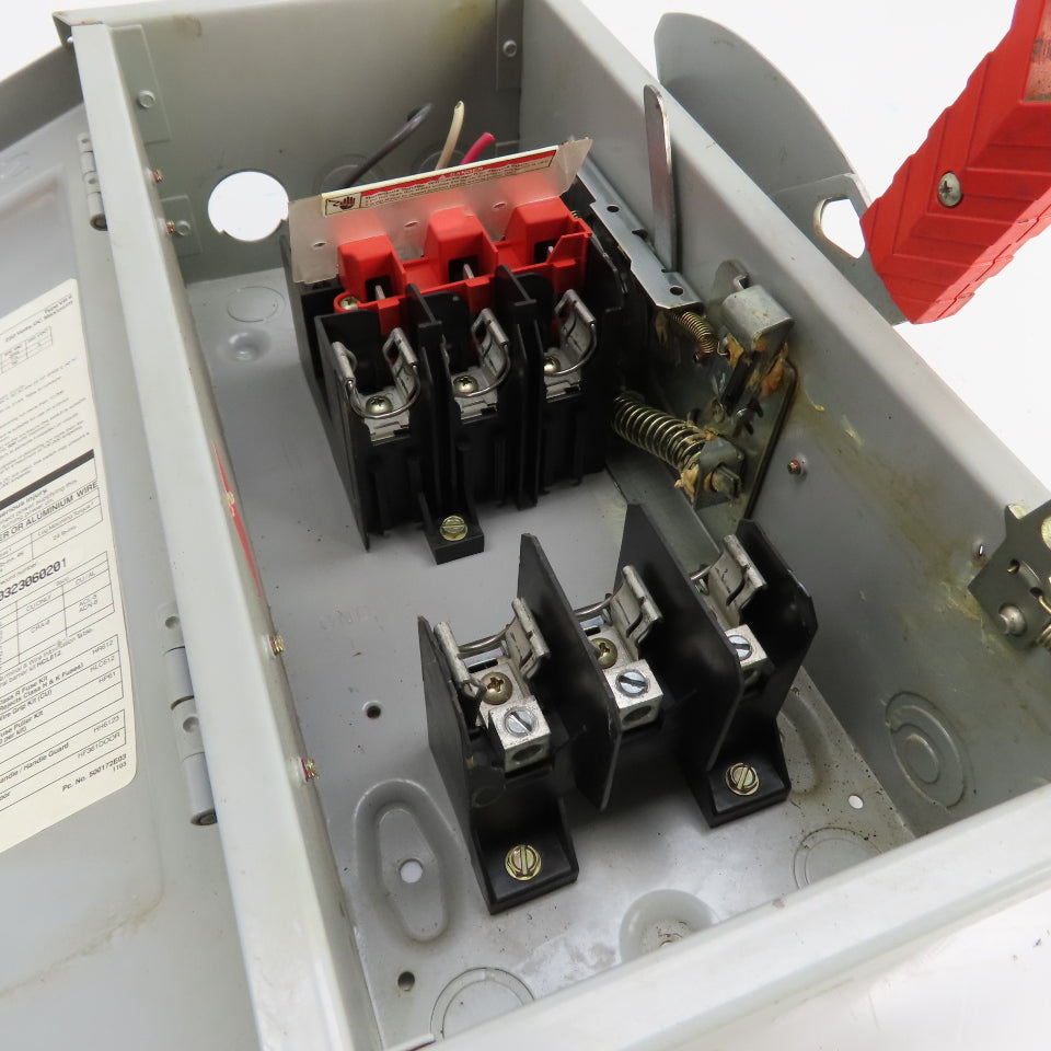 Siemens HF361 30A 3-Pole Heavy Duty Fusible Safety Disconnect Switch 600V