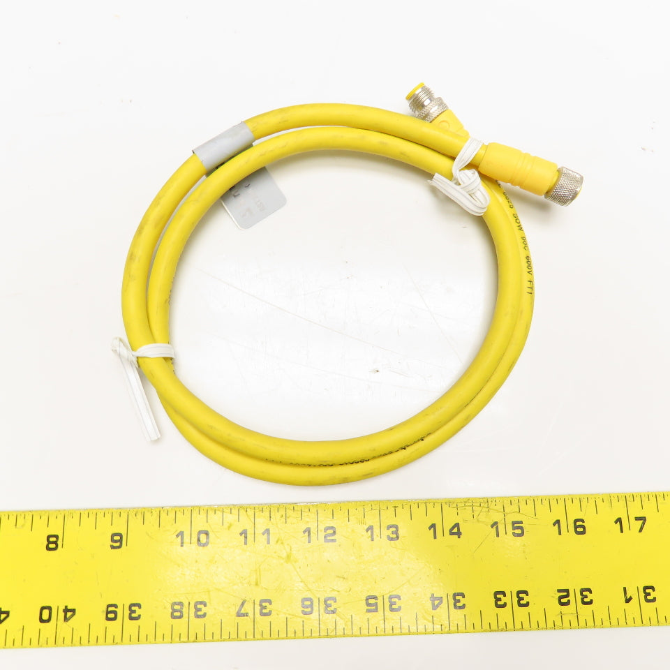 Lumberg RST3URKT 3U-619/3FT 3 Position M/F Cordset Sensor Cable 250V 3'