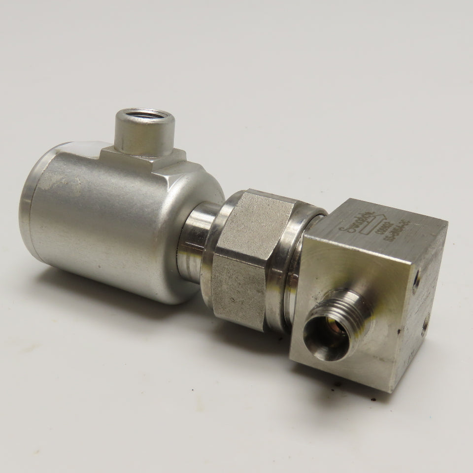 Swagelok SS-BNS4-2C 1/4" Tube Stainless Steel Bellows Sealed Valve Actuator