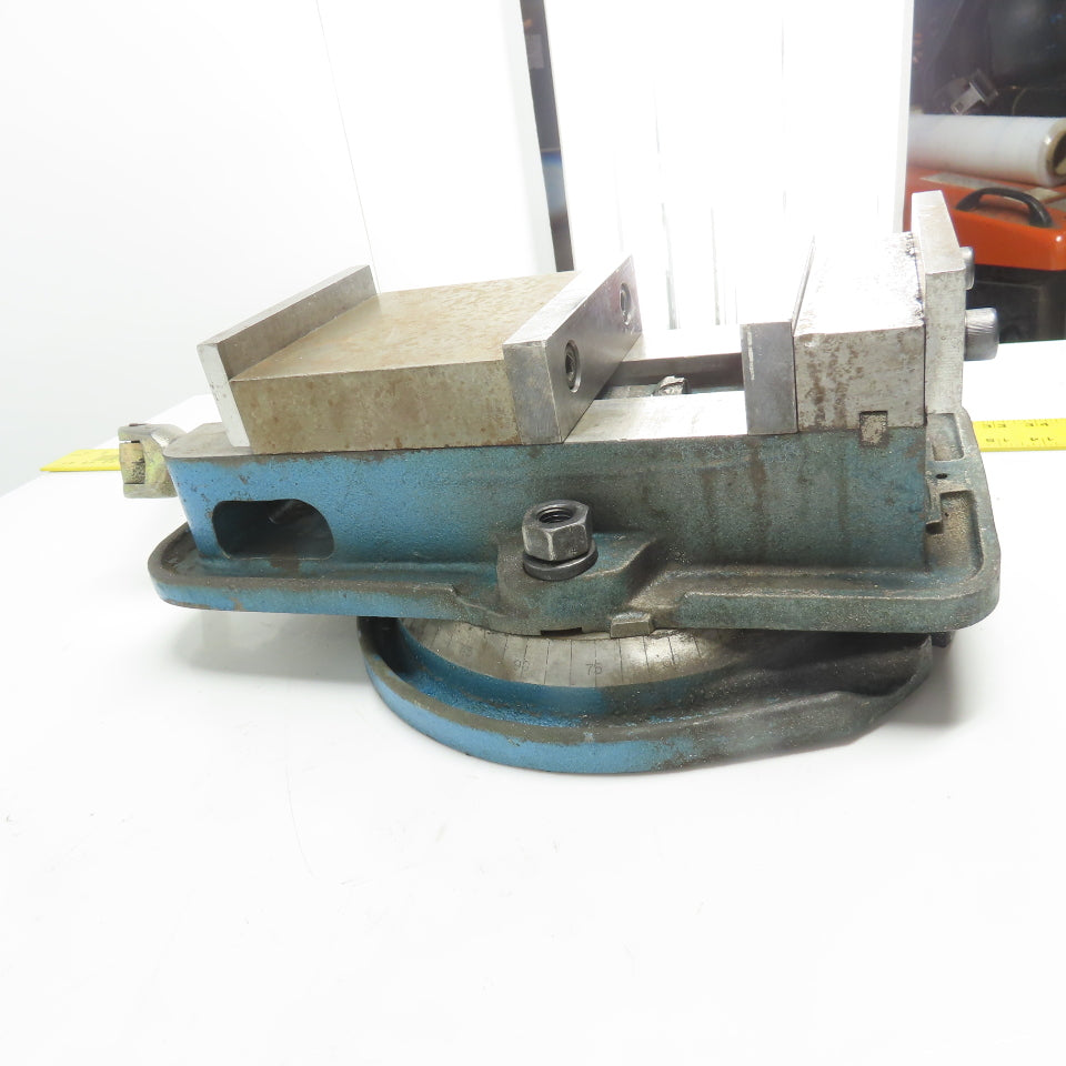 Kurt Anglock 6" Jaw x 5-1/2" Open Precision Machine Vise with Swivel Base