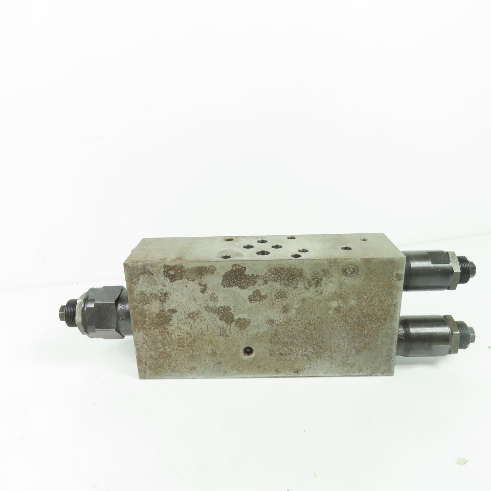 NR 25 17131 Hydraulic Manifold Block W/Cartridge Valves 6-5/16"x 3-1/8" x 1-3/4"