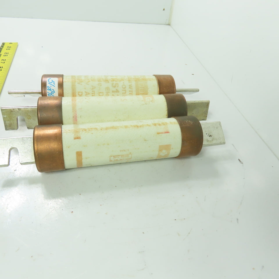 Gould Shawmut TRS125R Tri-onic Dual Element Time Delay Fuses 125A 600V