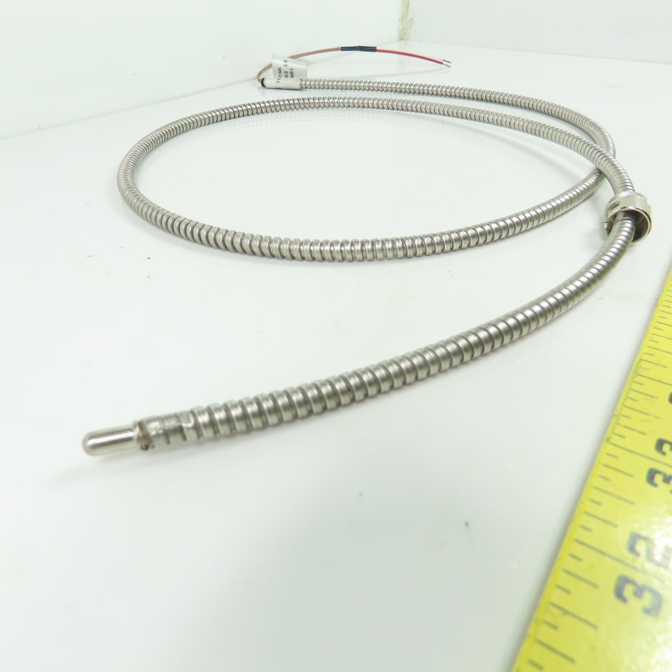 Tempco 0C273-4001 CP20021 E03 14 Flexible Armored Thermocouple Probe 0C273-4001