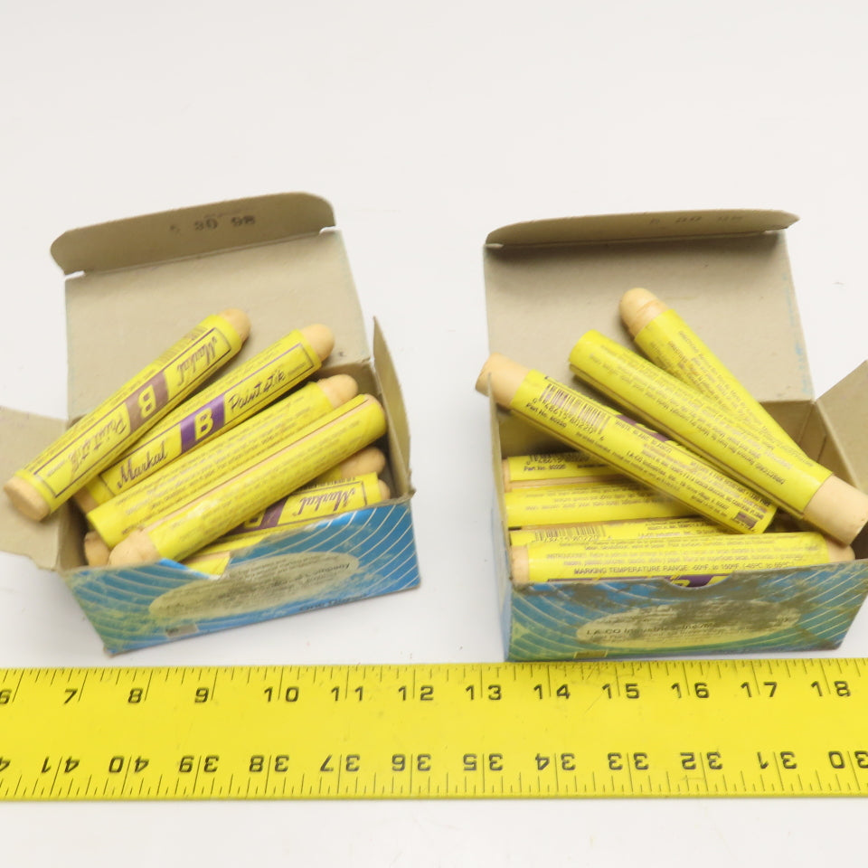 Markal White Paint Stik Marker Long Lasting Weather Proof Lot Of 24