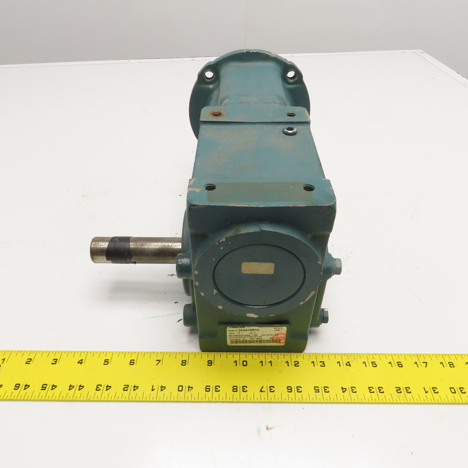 Dodge 233A15R14 15:1 Ratio Right Angle Gear Reducer 117RPM Right Hand Output